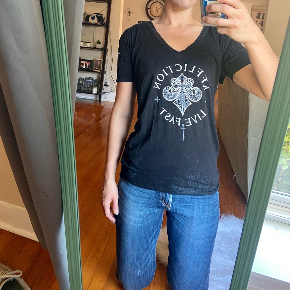 Affliction V-neck shirt